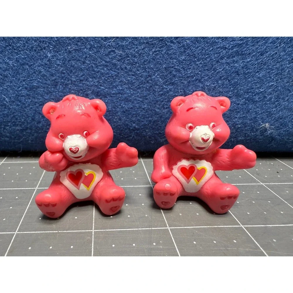 Vintage Care Bears‎ TCFC PVC Figures Figurines Lot of 7